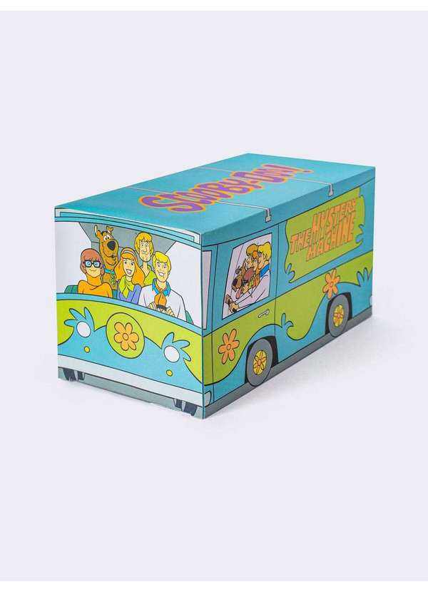 Veggi - Pijama Manga Curta Masculino Mescla Scooby-Doo Cinza