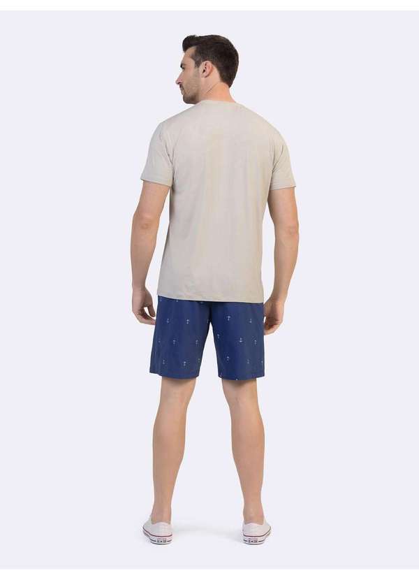 Veggi - Pijama Manga Curta Masculino Verde 2