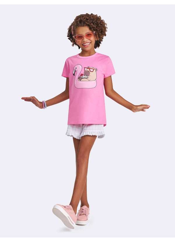Veggi - Pijama Manga Curta Capy Summer Rosa 2