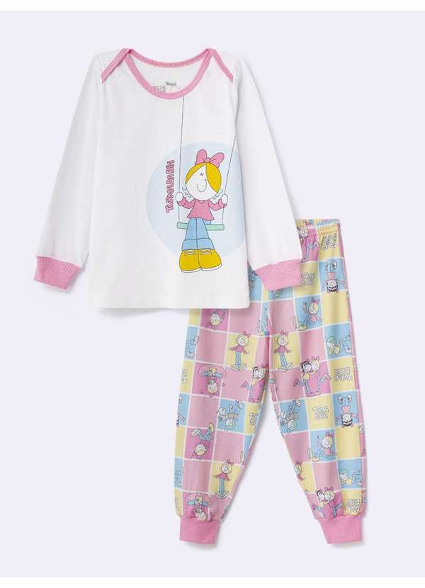 Veggi - Pijama Bebê Turma da Bia - Conforto e Diversão para os Pequenos Branco