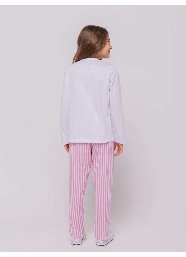 Veggi - Pijama Infantil Turma da Bia - Estilo e Conforto para as Noites Branco