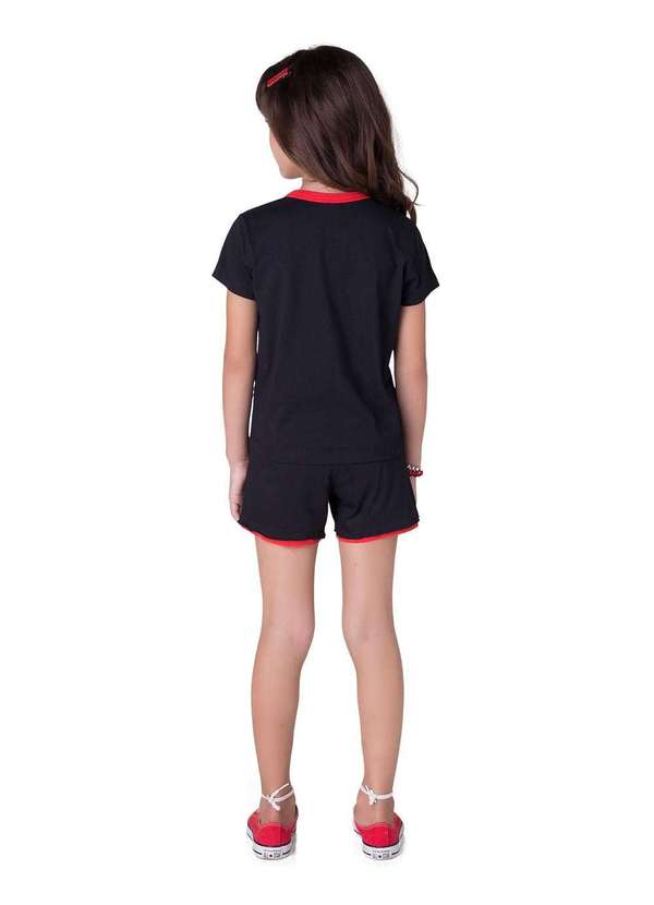 Veggi - Pijama Manga Curta - Akatsuki Preto 3