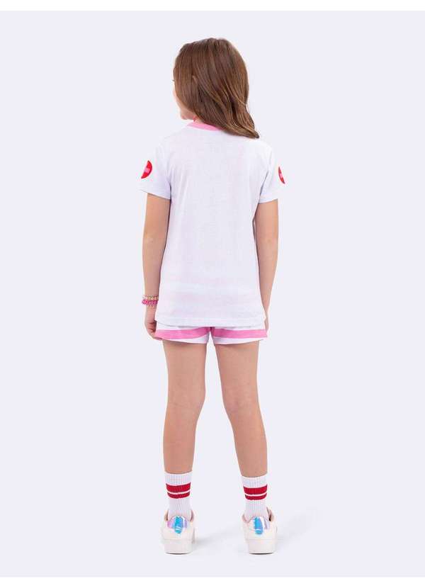 Veggi - Pijama Manga Curta Infantil Doutora - Acompanha Canetinha Acrilex Branco 4