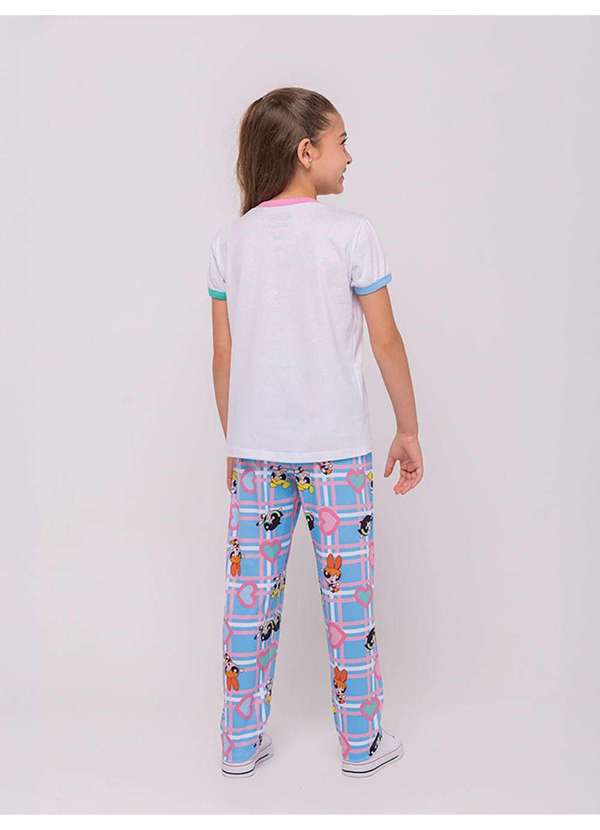 Veggi - Pijama Infantil Meninas Superpoderosas para Colorir com Kit de Ca Branco 3