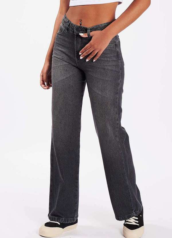 Aeropostale - Calça Jeans Feminino Aeropostale - Preto