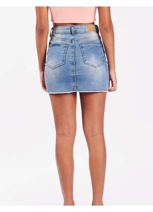 Aeropostale - Saia Jeans Feminino Aeropostale - Blue Jeans 2