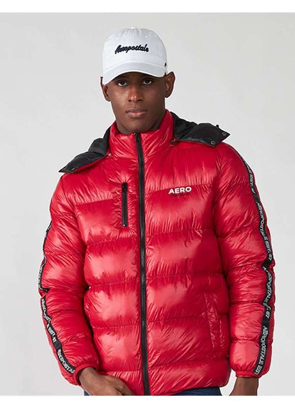 Aeropostale - Jaqueta Masculina Aéropostale - Vermelho
