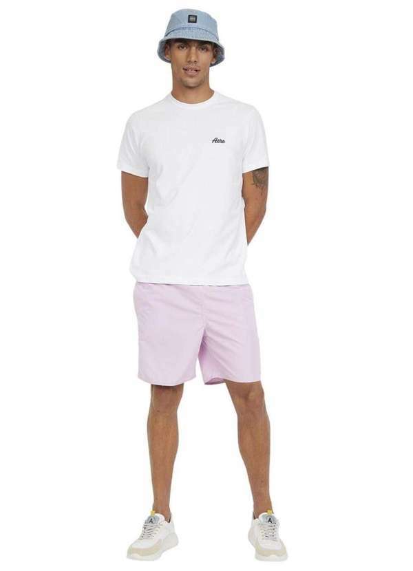 Aeropostale - Shorts Água Aéropostale Masculino - Rosa