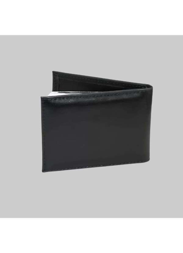 Manutt - Carteira Masculina Lisa Preta Porta Cartão Documentos Preto