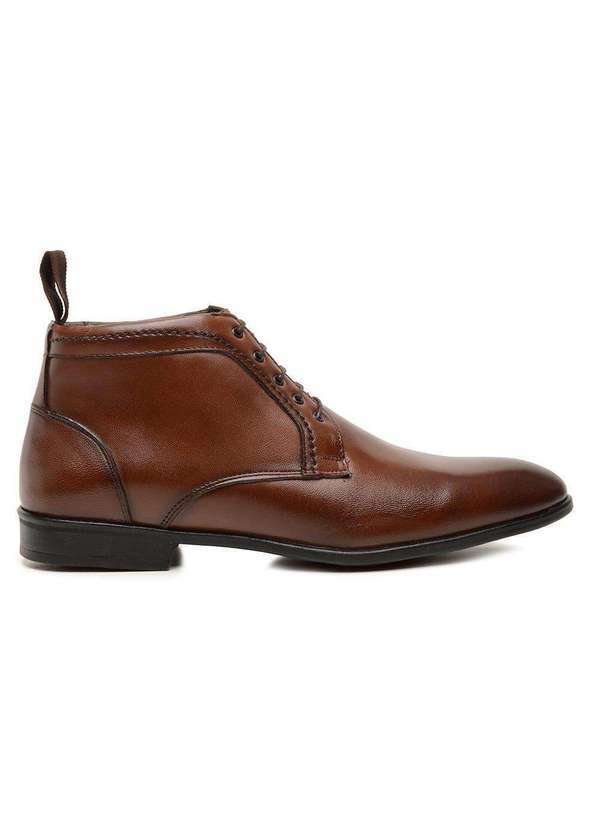 Berganno - Bota Masculina de Couro Mouro Gael Marrom