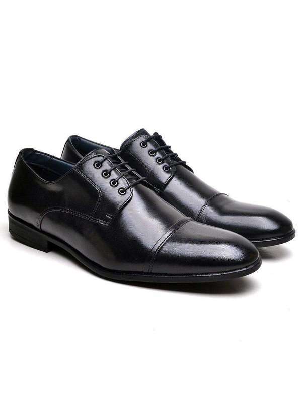 Berganno - Kit Premium de Sapatos Oxford: Durabilidade e Estilo Pinhão+Preto 6