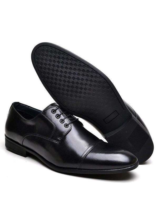 Berganno - Kit Premium de Sapatos Oxford: Durabilidade e Estilo Pinhão+Preto 7
