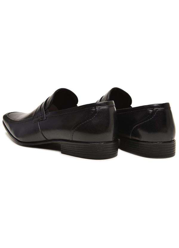 Berganno - Sapato Social Masculino em Couro Preto Etios Preto 6