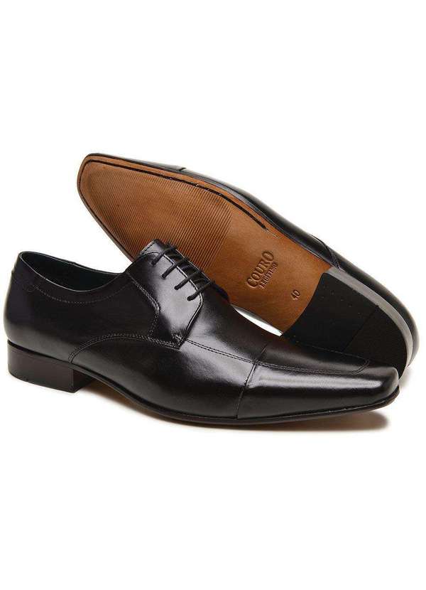 Berganno - Kit de Calçados Masculinos - Ideal para Uso Diários Preto+Preto 7