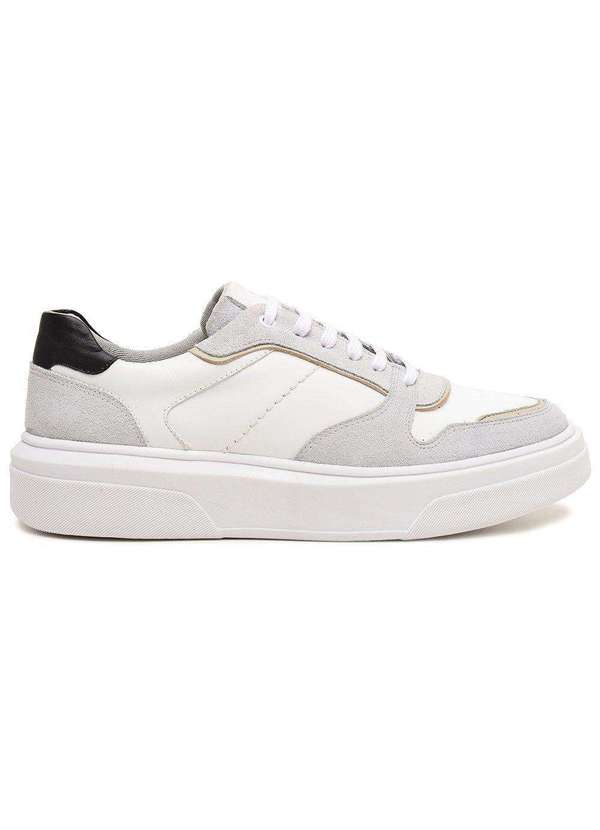 Tênis Polo Tenis Masculino De Couro Branco Couro Branco TÃªnis