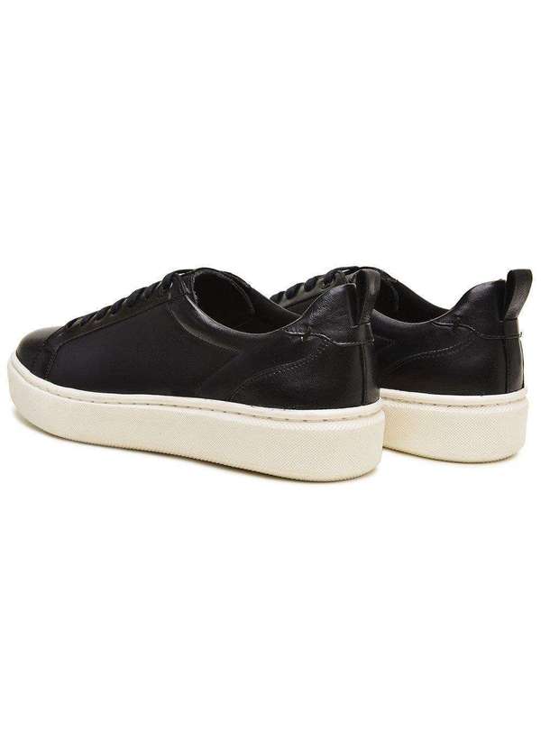 Berganno - Tênis Casual Masculino em Couro Preto Yaris Preto 6