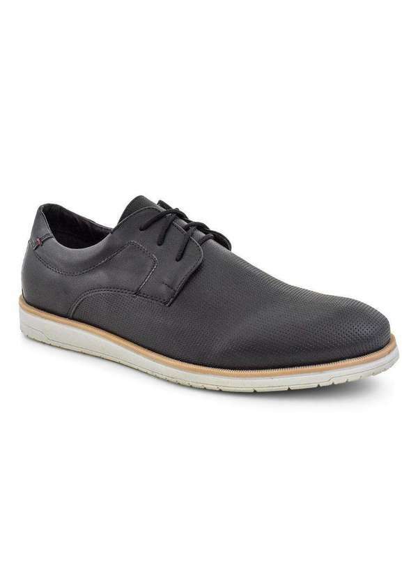 Bkarellus - Sapato Casual Charlie Moderno Elegante Preto Preto