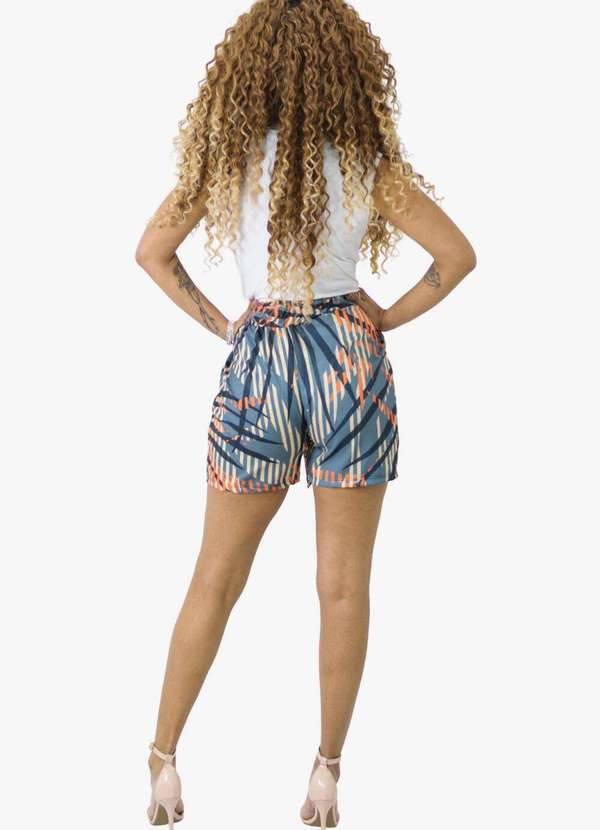 Looks Catwalk - Shorts Estampado Bermuda Feminina com Bolso Moda Tendência - Estampa01 3
