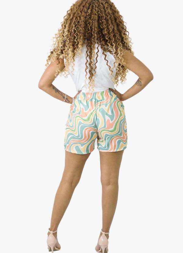 Looks Catwalk - Shorts Estampado Bermuda Feminina com Bolso Moda Tendência - Estampa06 3