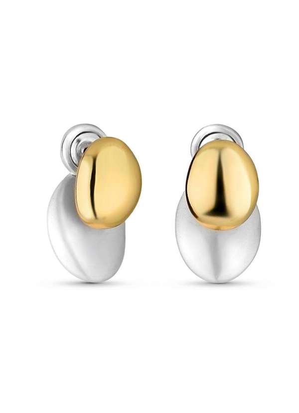 Ora Semijoias - Brinco Semijoia de Pérola com Base Banho em Ouro 18 K Dourado 2