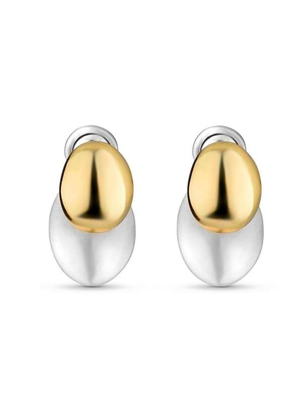 Ora Semijoias - Brinco Semijoia de Pérola com Base Banho em Ouro 18 K Dourado 3