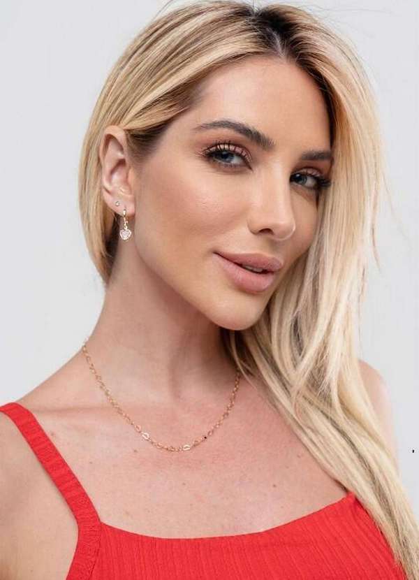 Ora Semijoias - Corrente Semijoia Elos Coração Liso Banhado a Ouro 18k - Dourado 2