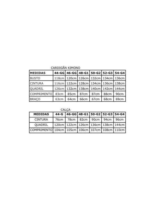 Mais na Moda Plus - Conjunto Plus Size Chic Calça e Kimono Manga Longa Azul Jessica - Azul 9