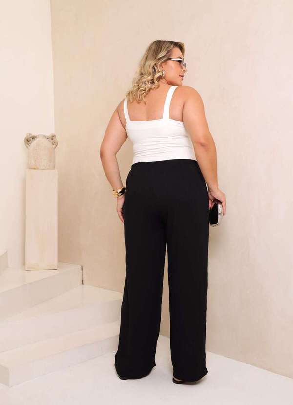 Mais na Moda Plus - Calça Alfaiataria Plus Size Chic Erica - Preto 2