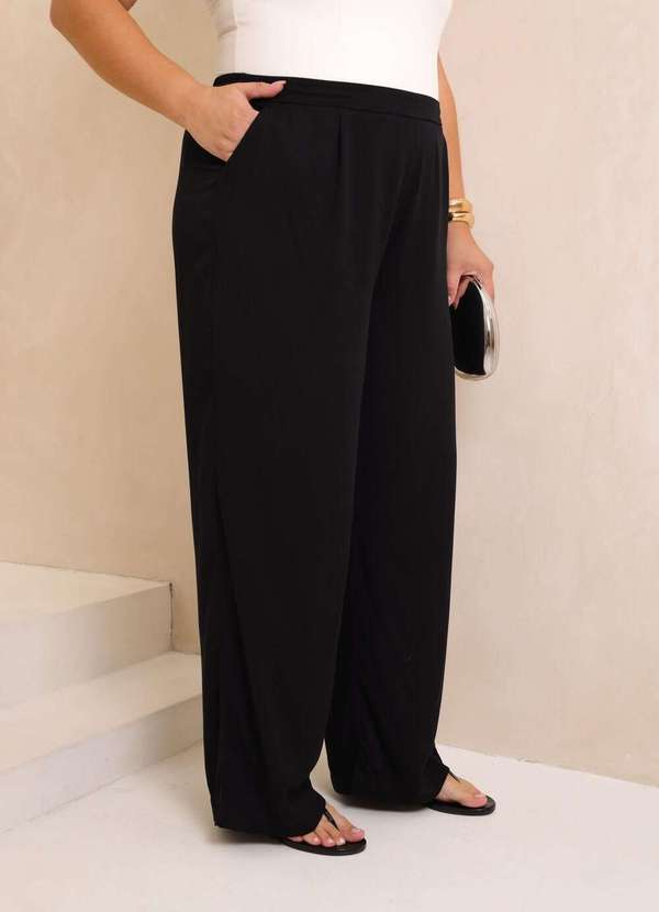 Mais na Moda Plus - Calça Alfaiataria Plus Size Chic Erica - Preto 4