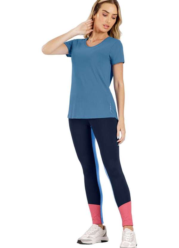 Graphene - Blusa Dry Graphene Básica Azul Azul