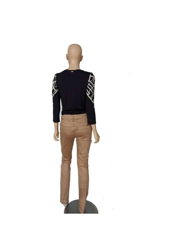 Lado Avesso - Blusa Manga 3/4 Lado Avesso Preto Preto 2