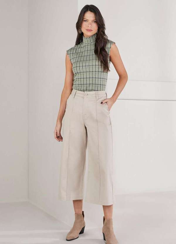 Lado Avesso - Blusa sem Manga Lado Avesso Xadrez Verde Verde