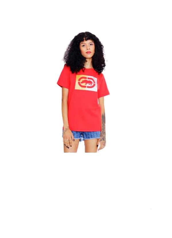Ecko - T-Shirt Ecko Feminina Stay Vermelho Vermelho