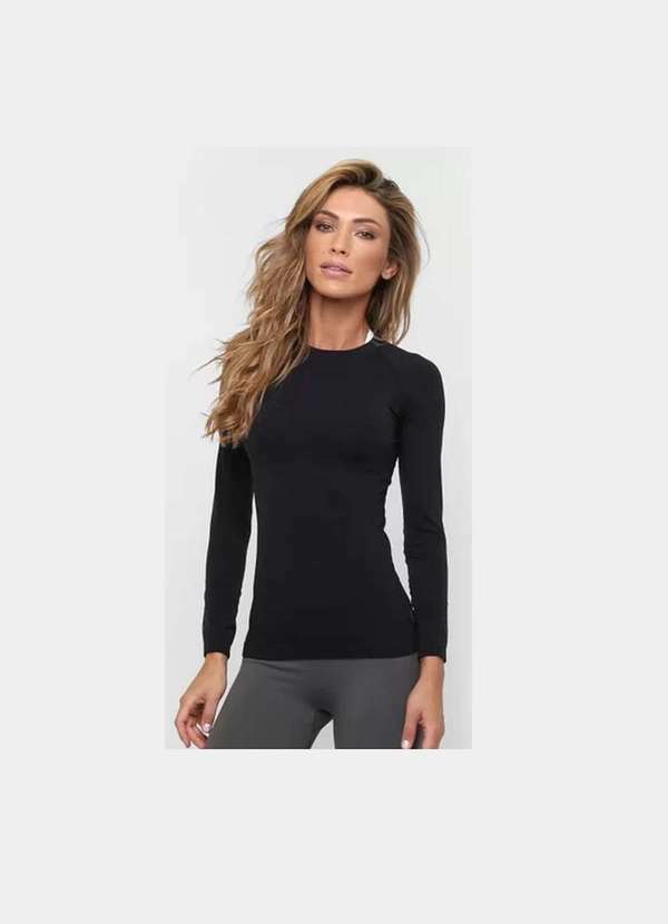 Lupo - T-Shirt Termica Lupo I-Max Preto Preto