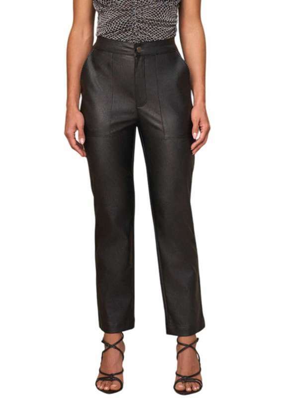 Lado Avesso - Calça Alfaiataria Lado Avesso New Straight Preto Preto