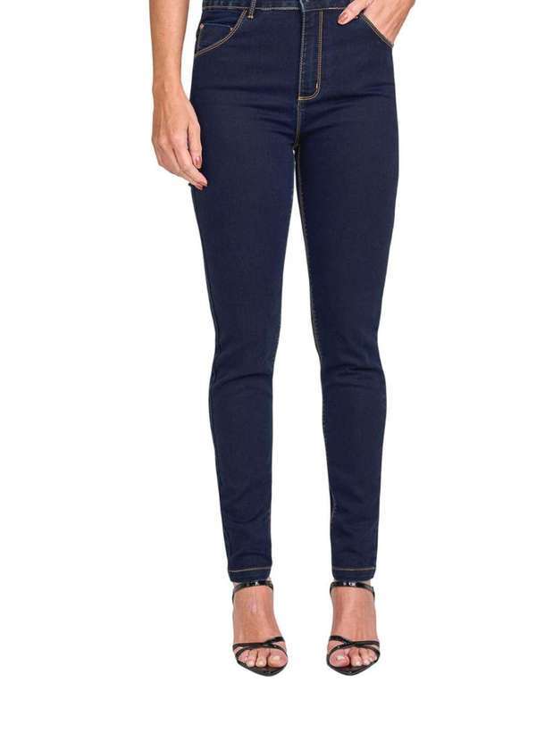 Lado Avesso - Calça Jeans Lado Avesso Pin-Up Azul Escuro Azul