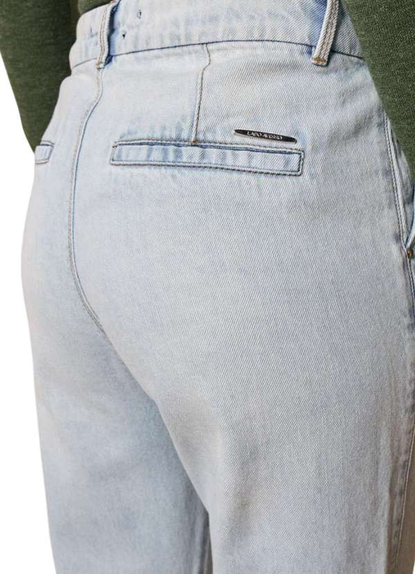 Lado Avesso - Calça Jeans Lado Avesso Reta Delave Azul Azul 3