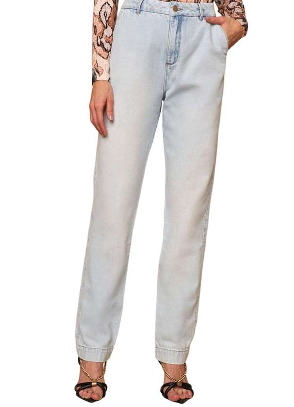 Lado Avesso - Calça Jeans Lado Avesso Reta Delave Azul Azul 5