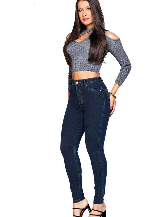 Garm - Calça Jeans Skinny 360 Azul Escuro Azul