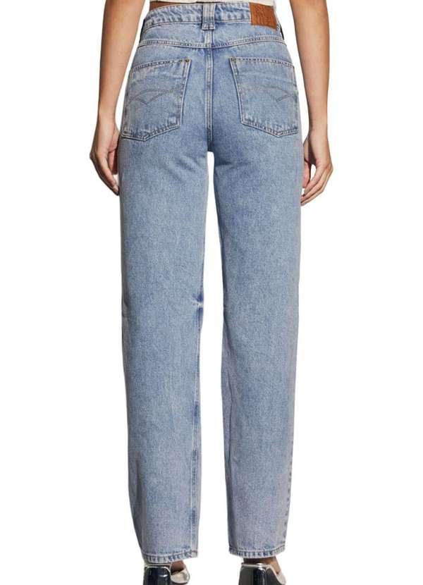 Sommer - Calça Jeans Sommer Reta Cintura Alta Azul Claro Azul 3