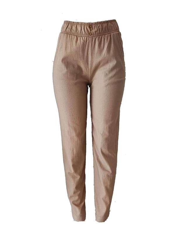 Assédio - Calça Jogger Assedio Bege Gengibre Bege 3