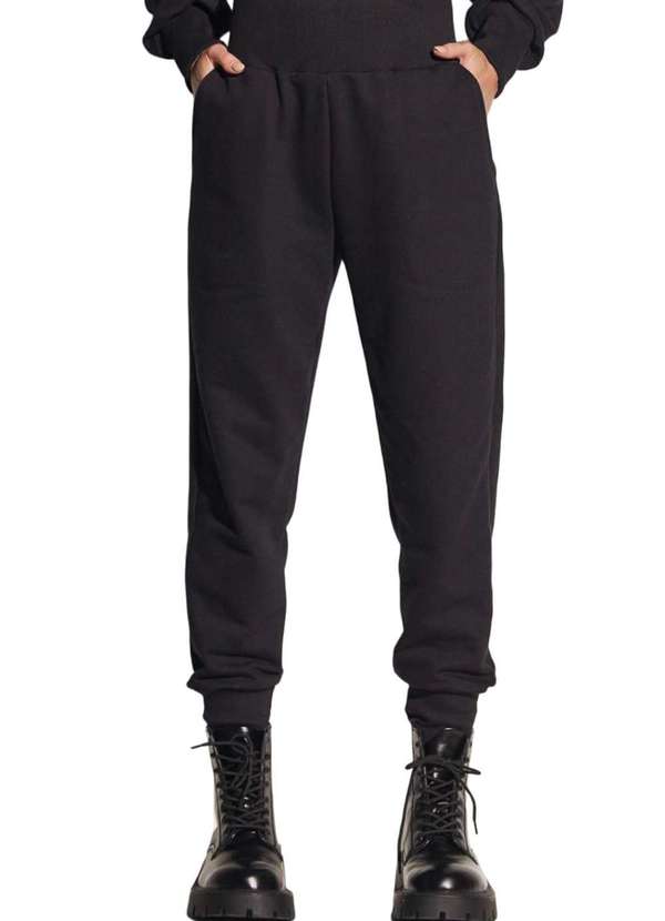 Sommer - Calça Moletom Sommer Comfy Preto Preto