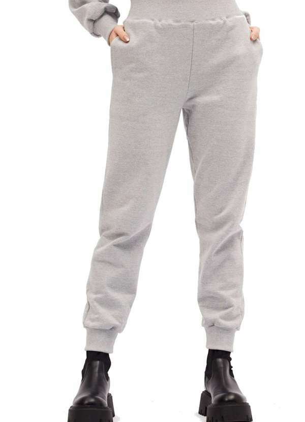 Sommer - Calça Moletom Sommer Jogger Cinza Cinza