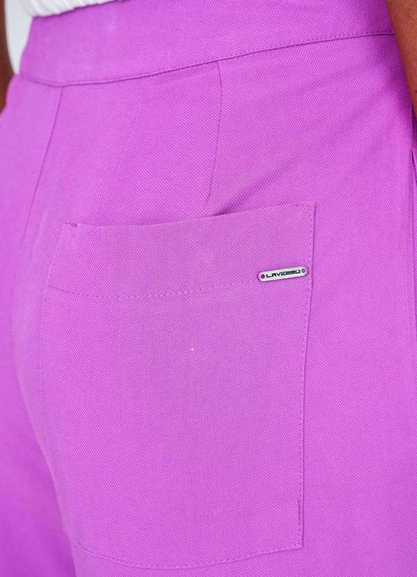 Lado Avesso - Calça Pantacourt Lado Avesso Ampla Rosa Rosa 3
