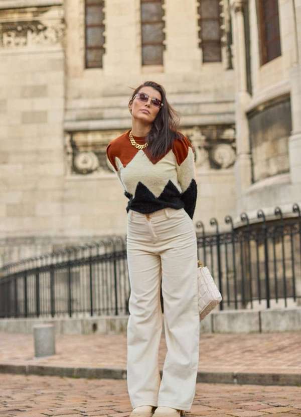 Ana Gonçalves - Blusa Tricot Ana Gonçalves Vanessa Marrom Marrom 3