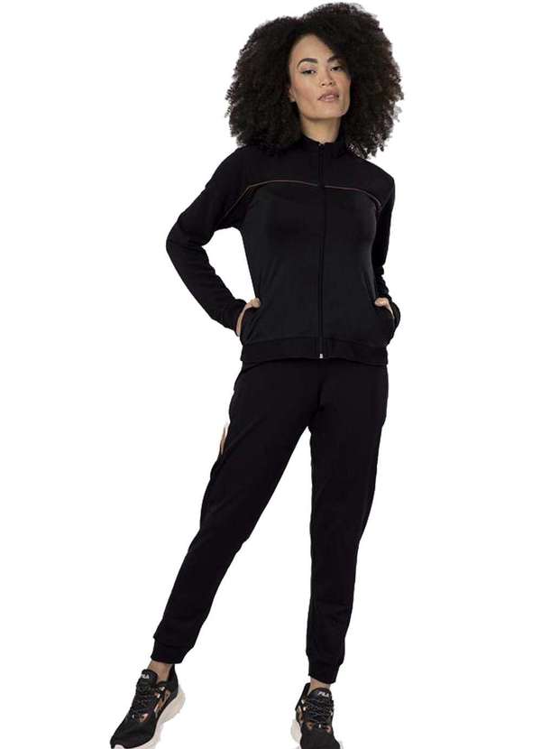 Graphene - Jaqueta Graphene Malha Esportiva Preto Preto