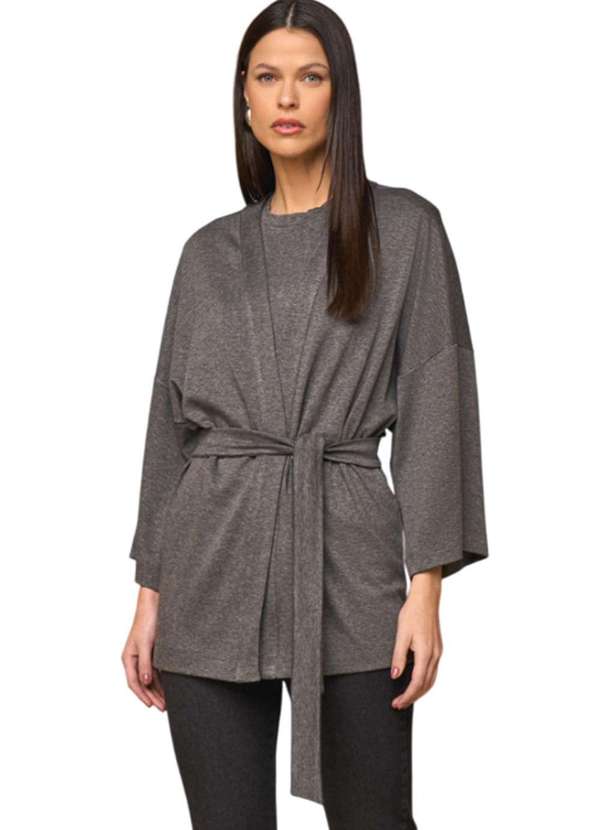 Lado Avesso - Kimono Relax Lado Avesso Cinza Cinza
