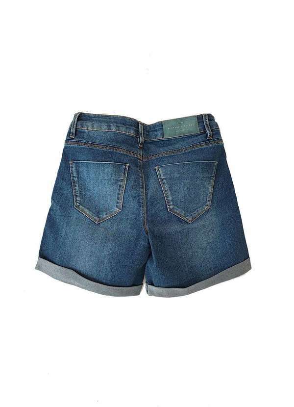 Lado Avesso - Shorts Jeans Lado Avesso Curve Azul Médio Azul 4