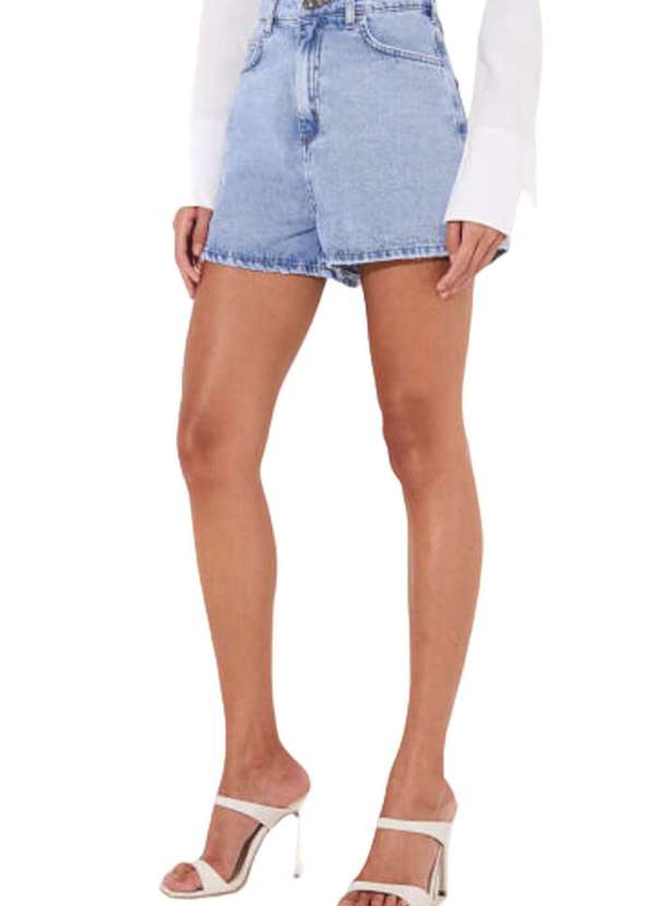 Sommer - Shorts Jeans Sommer Vintage Azul Claro Azul