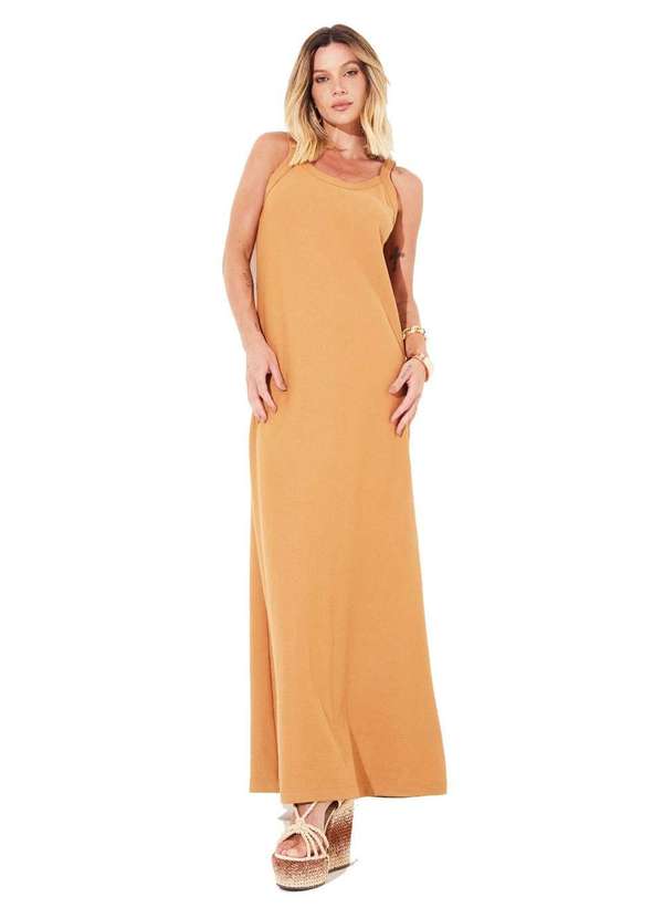 Sommer - Vestido Longo Sommer Bege Belgati Bege